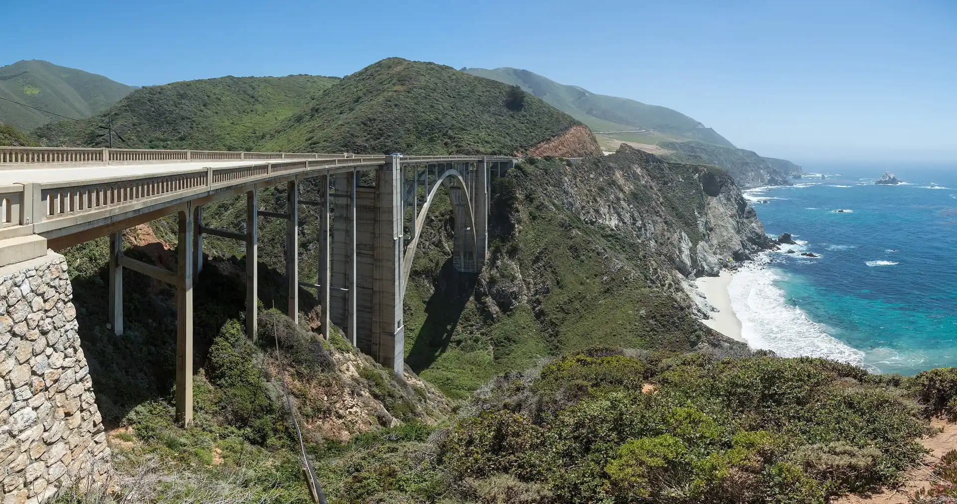 Bixby Creek Bridge on the Big Sur coast